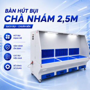 BÀN HÚT BỤI CHÀ NHÁM 2,5M