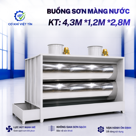BUỒNG SƠN MÀNG NƯỚC 4,3M