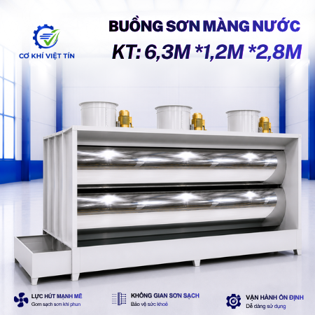 BUỒNG SƠN MÀNG NƯỚC 6,3M