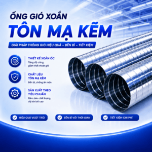 ỐNG GIÓ XOẮN D600, D700
