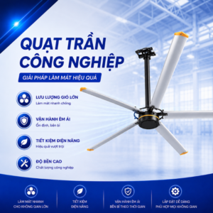 VT501 QUẠT TRẦN CÔNG NGHIỆP 6 CÁNH