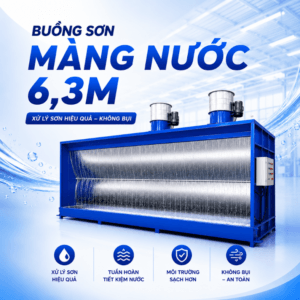 BUỒNG SƠN MÀNG NƯỚC 6,3M