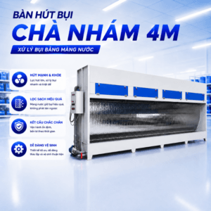 HÚT BỤI CHÀ NHÁM NƯỚC 4M