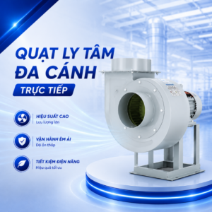 VT101-A QUẠT LY TÂM ĐA CÁNH TRỰC TIẾP