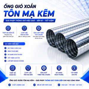 ỐNG GIÓ XOẮN D600, D700