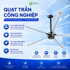 VT501 QUẠT TRẦN CÔNG NGHIỆP 6 CÁNH