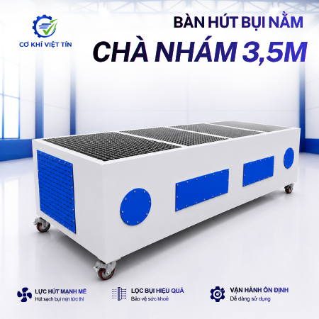BÀN HÚT BỤI CHÀ NHÁM NẰM 3,5M