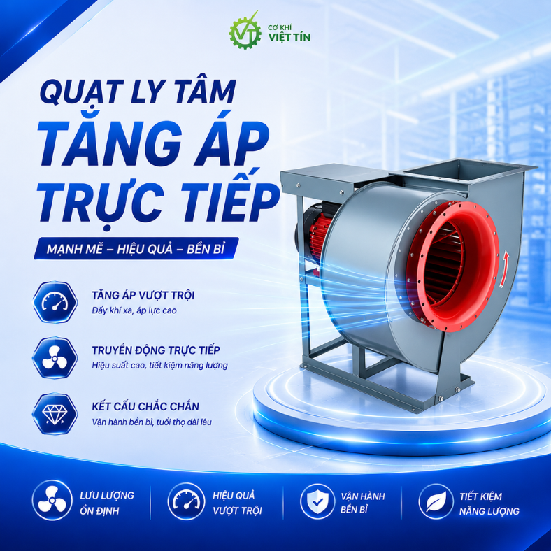 VT161 quạt ly tâm cấp khí công nghiệp