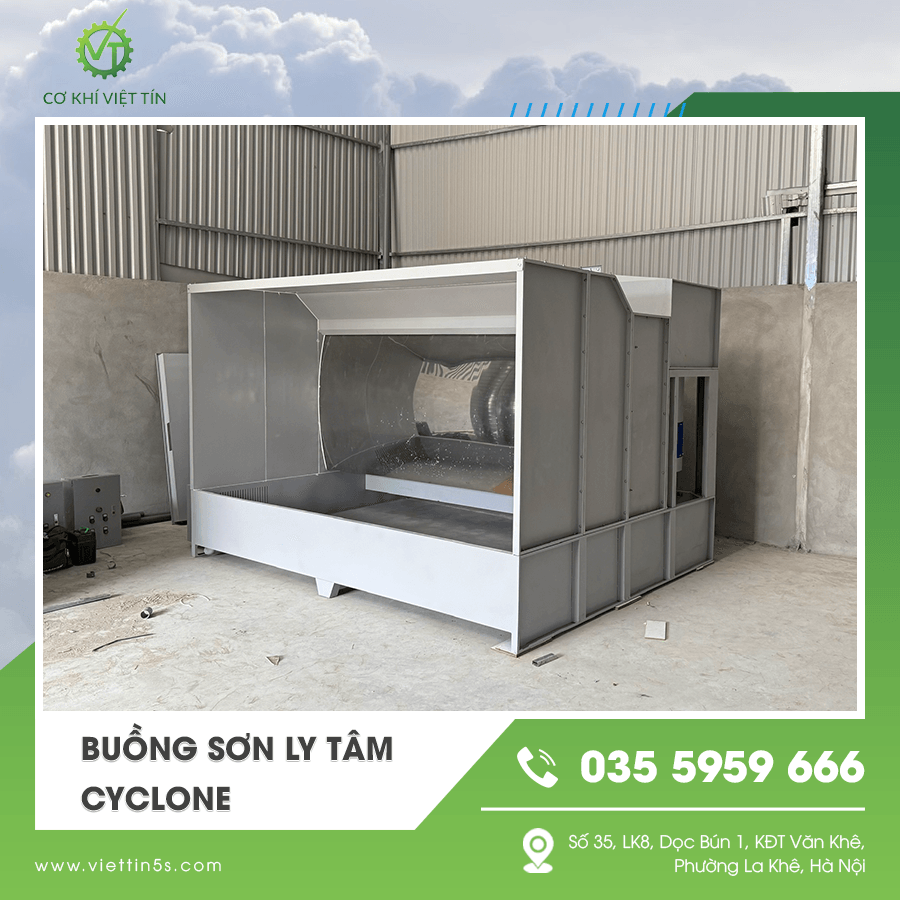 Thiết bị xử lý khí thải sơn bằng lực ly tâm Thiết bị xử lý khí thải sơn bằng lực ly tâm