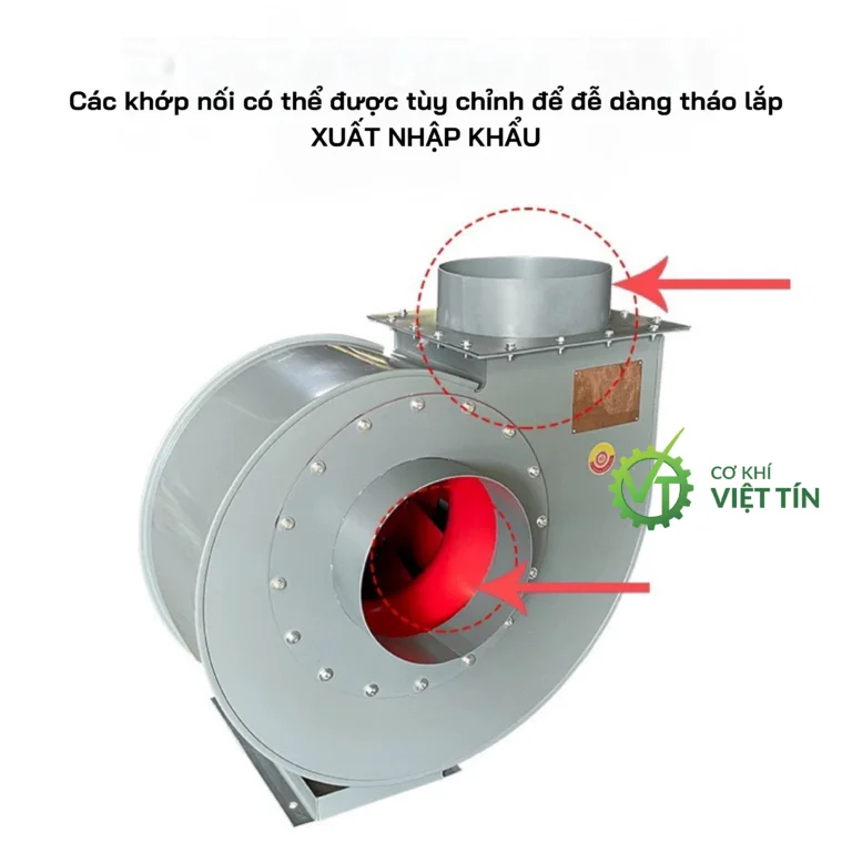 VT122-A QUẠT LY TÂM LƯU LƯỢNG LỚN TRỰC TIẾP - Ảnh 4