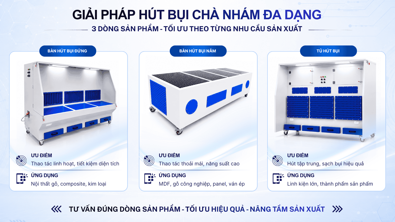 Tủ hút bụi 3m cho xưởng gỗ – Thiết kế tối ưu, vận hành ổn định